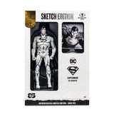 DC Multiverse Superman Rebirth Sketch Edition Gold Label 7-Inch Scale Action Figure - Entertainment Earth Exclusive
