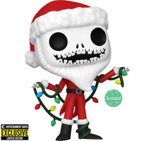 Nightmare Before Christmas 30th Anniversary Santa Jack Scented Funko Pop! Vinyl Figure - Entertainment Earth Exclusive