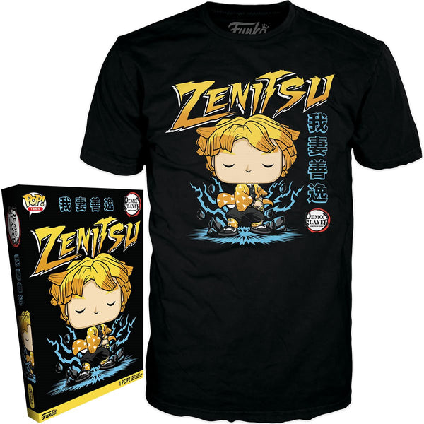 Demon Slayer Zenitsu Adult Boxed Pop! T-Shirt