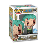 Funko Pop Roronoa Zoro (Nothing Happened) - Error UV Glow - Special Edition Sticker - One Piece