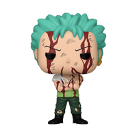 Funko Pop Roronoa Zoro (Nothing Happened) - Error UV Glow - Special Edition Sticker - One Piece