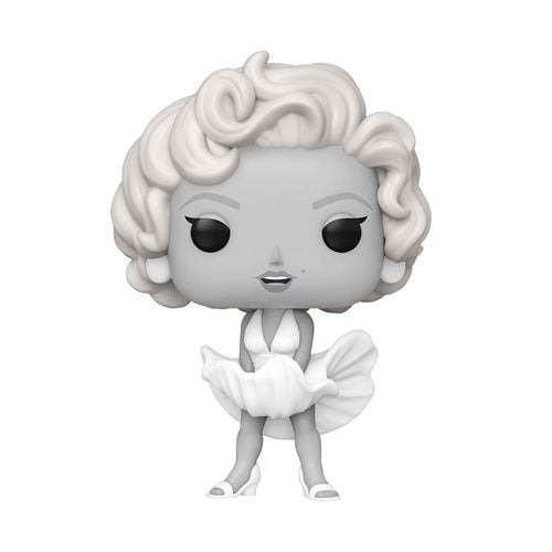Marilyn Monroe Black-and-White Pop! Vinyl Figure - Entertainment Earth Exclusive