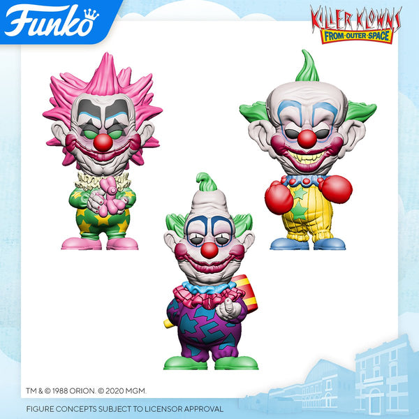 Killer Klowns from Outer Space Funko Pop Set